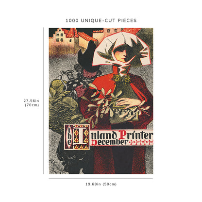 1000 piece puzzle: 1890 | Inland Printer, December | J.C. Leyendecker