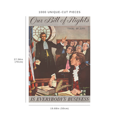 1000 piece puzzle: 1959 | Our Bill of Rights is everybody’s business | Stanley Dersh