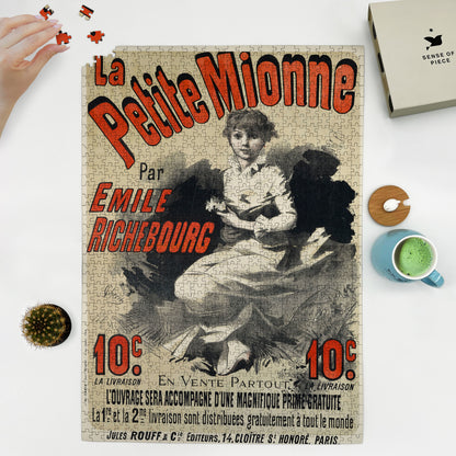 1000 piece puzzle 1884 The Little Mionne By Emile Richebourg Jules Chéret 