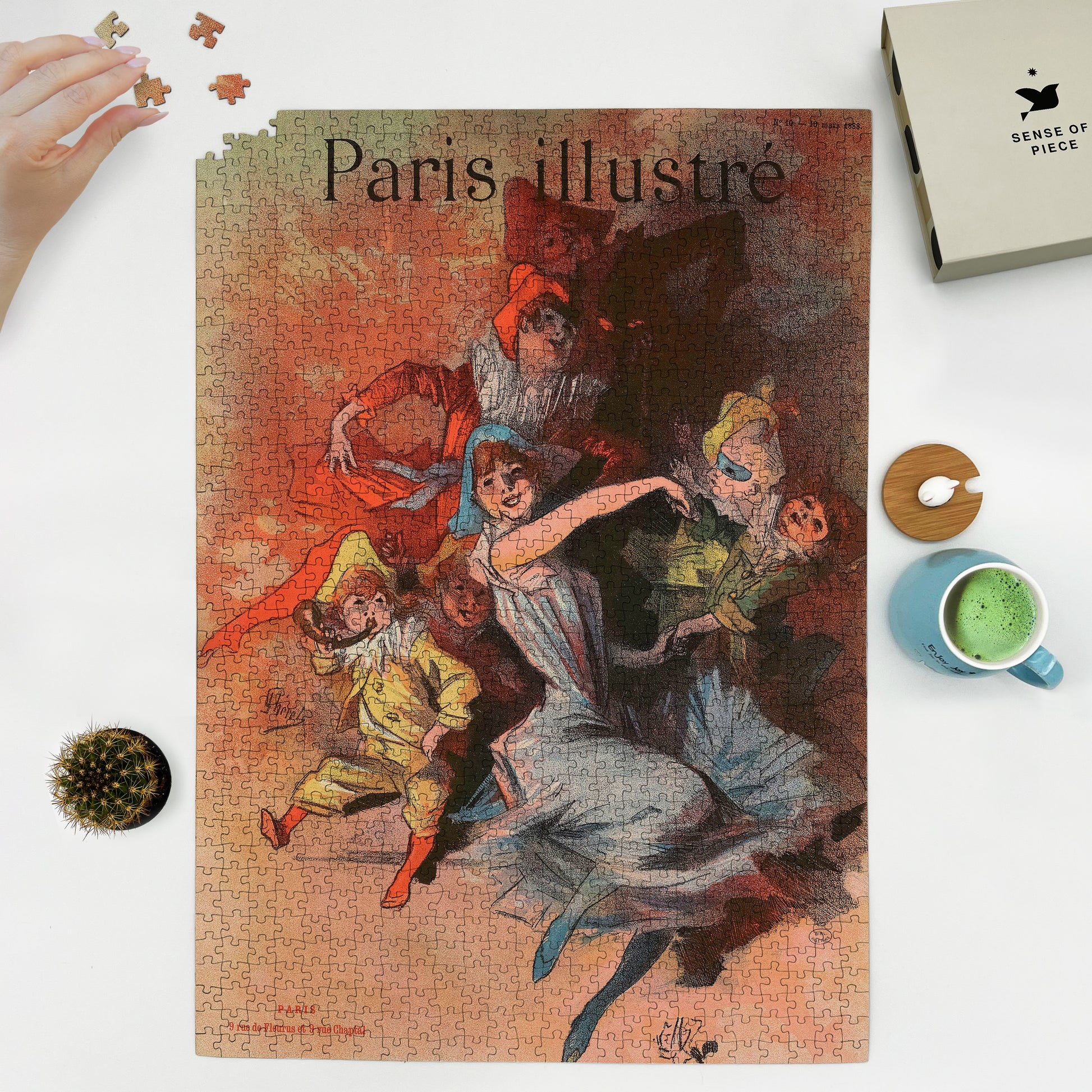 1000 piece puzzle Illustrated Paris Jules Chéret 