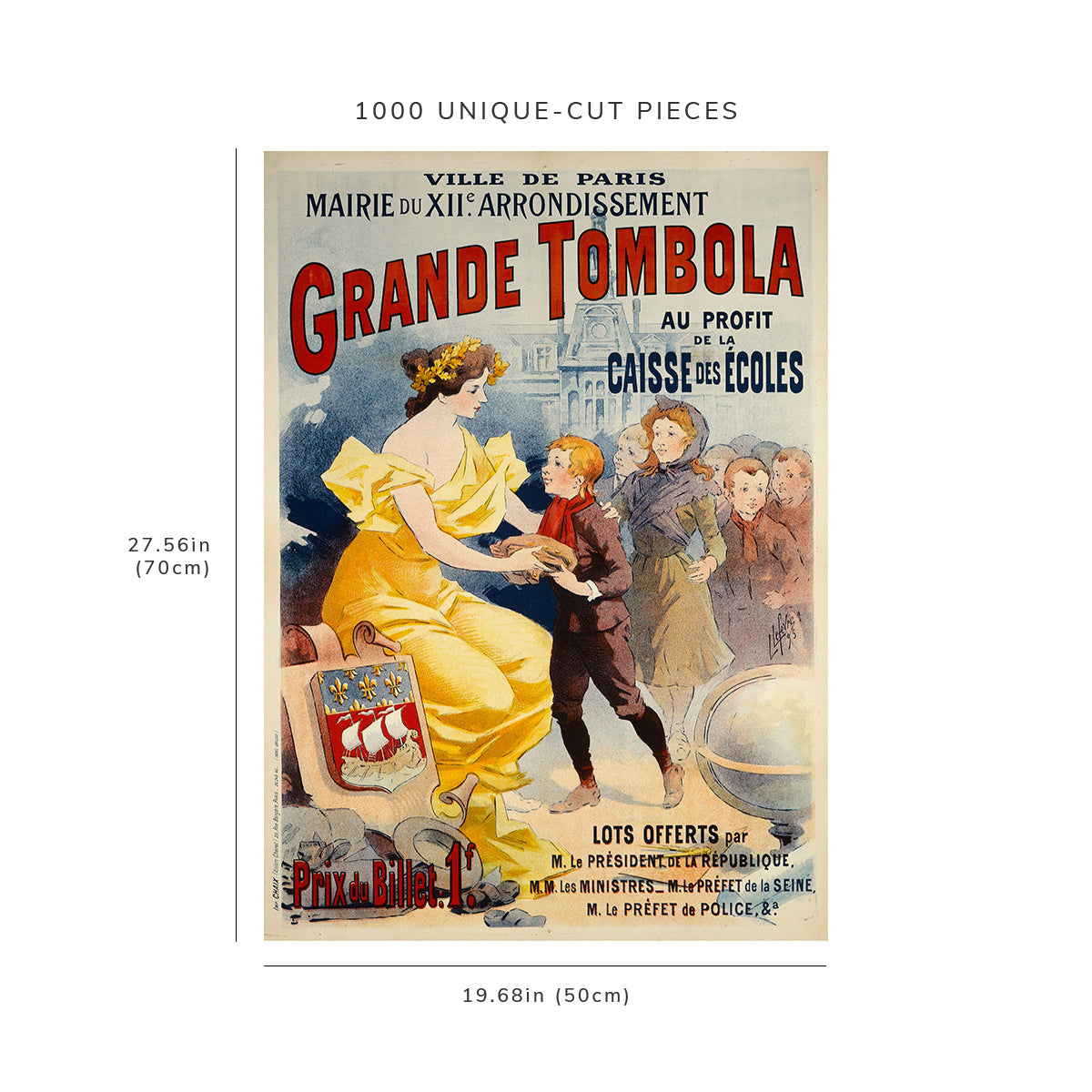 1000 piece puzzle: 1895 | Grande Tombola | Lucien Lefèvre