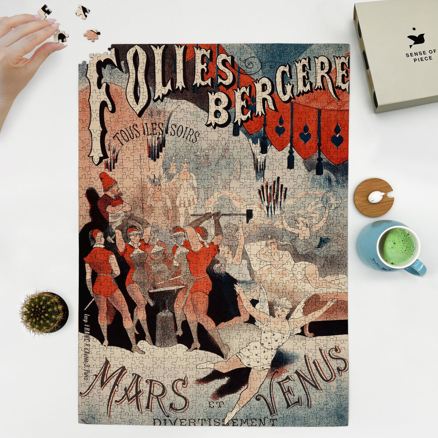 1000 piece puzzle 1880 - 1900 Mars Et Venus Divertissement Anonymous