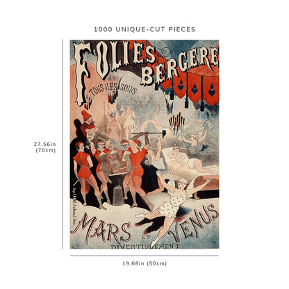 1000 piece puzzle: 1880 - 1900 | Mars Et Venus Divertissement | Anonymous