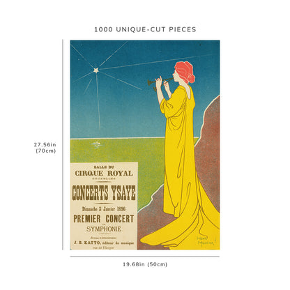 1000 piece puzzle: 1896 | Concerts Ysaye | Georges Meunier