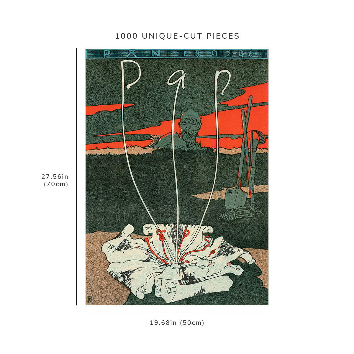 1000 piece puzzle: 1897 | Pan | Joseph Sattler