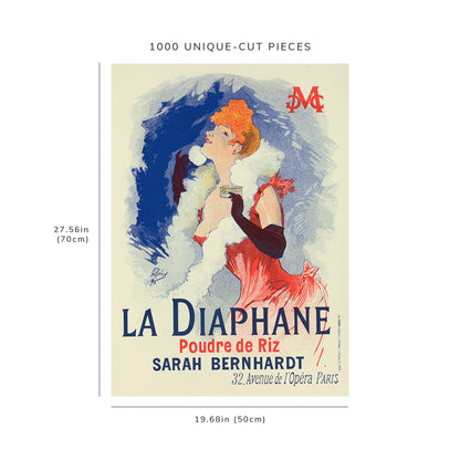 1000 piece puzzle: 1898 | The Diaphane | Jules Chéret