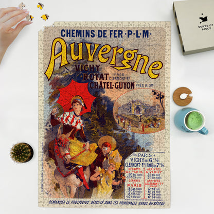 1000 piece puzzle 1899 |Auvergne Jules Chéret 