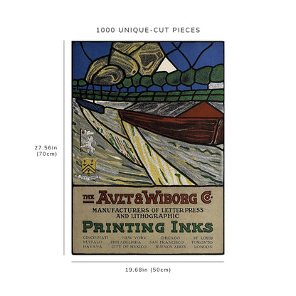 1000 piece puzzle: 1890 - 1913 | Ault and Wiborg, Ad. 034 | Anonymous