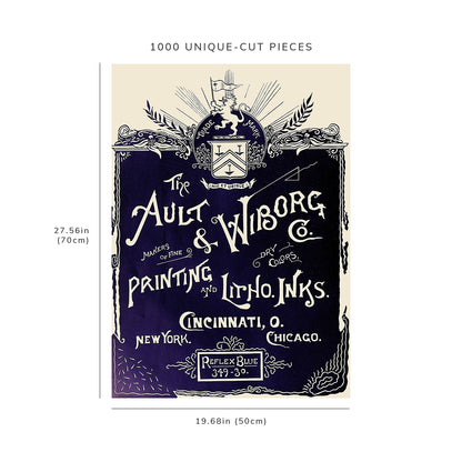 1000 piece puzzle: 1890 - 1913 | Ault and Wiborg, Ad. 054 | Anonymous