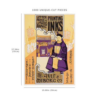 1000 piece puzzle: 1890 - 1913 | Ault and Wiborg, Ad. 121 | Anonymous