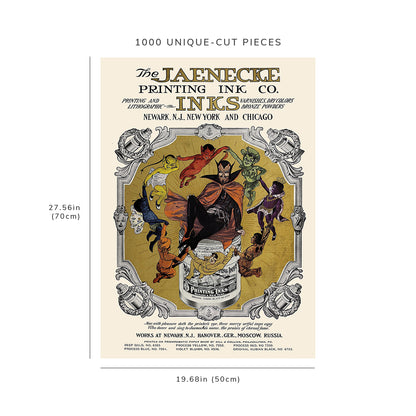 1000 piece puzzle: 1890 - 1913 | Jaenecke, Ad. 05 | Anonymous