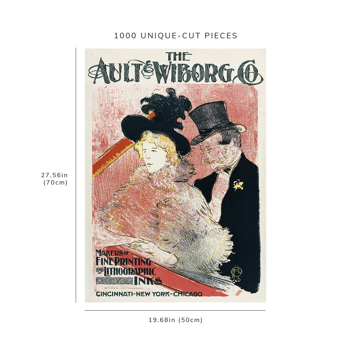 1000 piece puzzle: 1896 | Ault and Wiborg, Ad. 105 | Henri de Toulouse-Lautrec