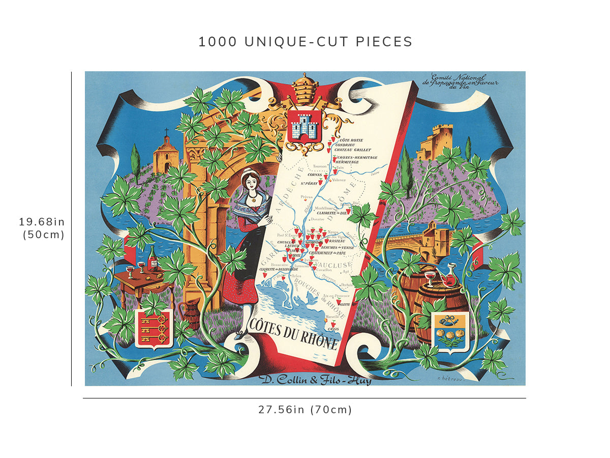 1000 piece puzzle - 1950 Map of France | Jigsaw Puzzle Game for Adults| Jigsaw games | Fun Activity
