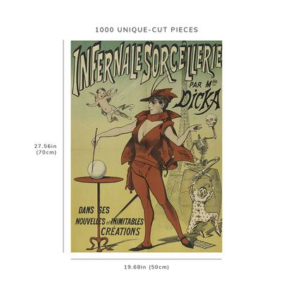 1000 piece puzzle: 1880 - 1900 | Infernale Sorcellerie Par Mlle  Dicka | Anonymous