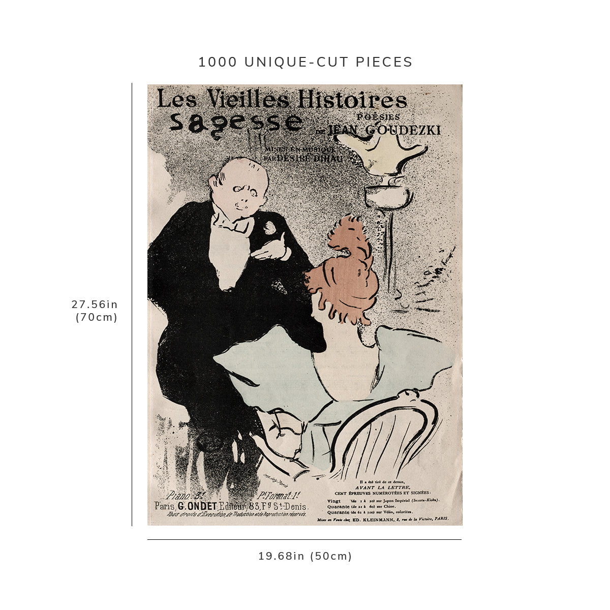 1000 piece puzzle: 1893 |Old Stories, Wisdom | Henri de Toulouse-Lautrec
