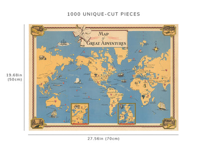 1000 piece puzzle - 1946 | Great Adventures Jigsaw games | Fun Indoor Activity