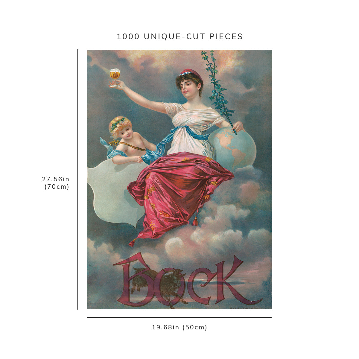 1000 piece puzzle: 1893 | Bock, [Columbia Bock no. 181] | Henry Jerome Schile