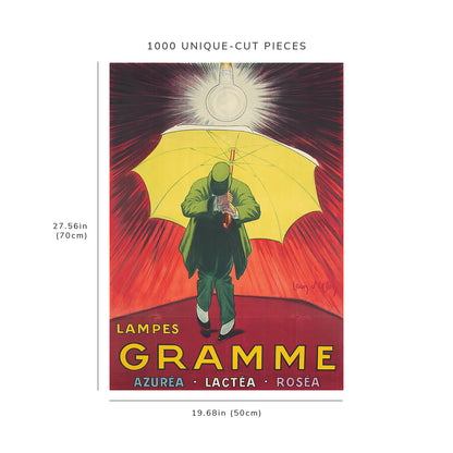 1000 piece puzzle: 1924 | Lampes Gramme | Jean d'Ylen