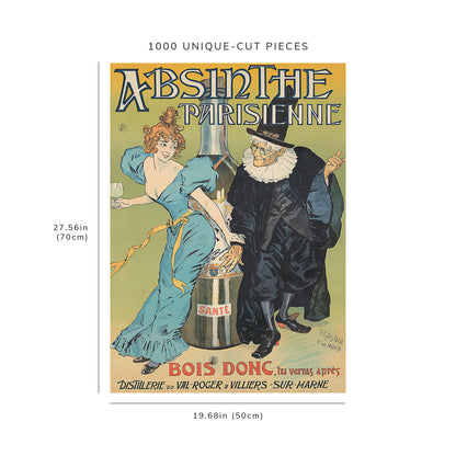 1000 piece puzzle: 1896 | Absinthe Parisienne | Pierre-Henri Gelis-Didot
