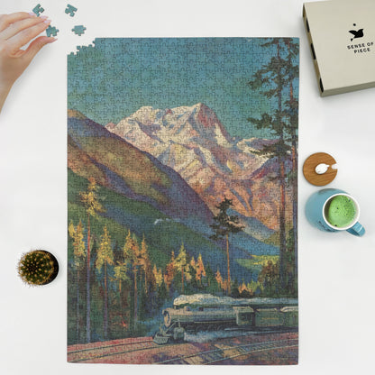 1000 piece puzzle 1920 Rainier National Park Gustav Wilhelm Krollmann 