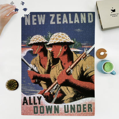 1000 piece puzzle 1941 - 1945 Ally down under Anonymous