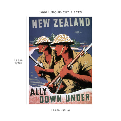 1000 piece puzzle: 1941 - 1945 | Ally down under | Anonymous
