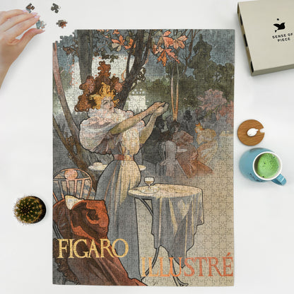 1000 piece puzzle 1860 - 1939 Figaro Alphonse Mucha 