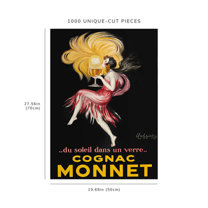 1000 piece puzzle: 1927 | Cognac Monnet | Leonetto Cappiello