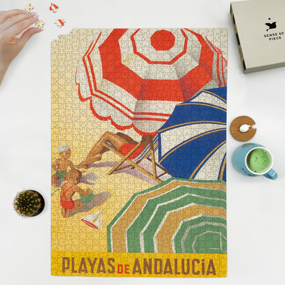 1000 piece puzzle 1939 Playas de Andalucia José Morell