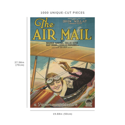 1000 piece puzzle: 1926 | The air mail | Morgan Litho Co.