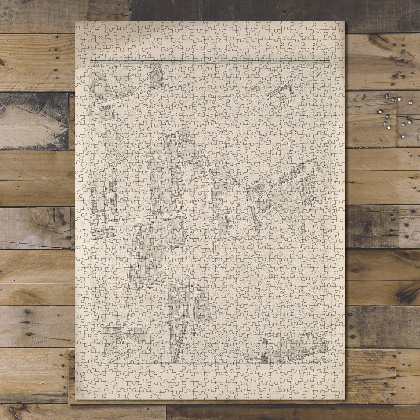 1000 Piece Jigsaw Puzzle 1799 Map of London G1 Horwood, Richardr) | Historic