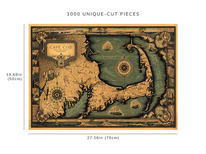 1000 piece puzzle - 1931 | Cape Cod | Barnstable County Massachusetts | Fun Indoor Activity | Jigsaw games
