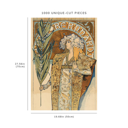 1000 piece puzzle: 1894 - 1895 | Gismonda | Alphonse Mucha