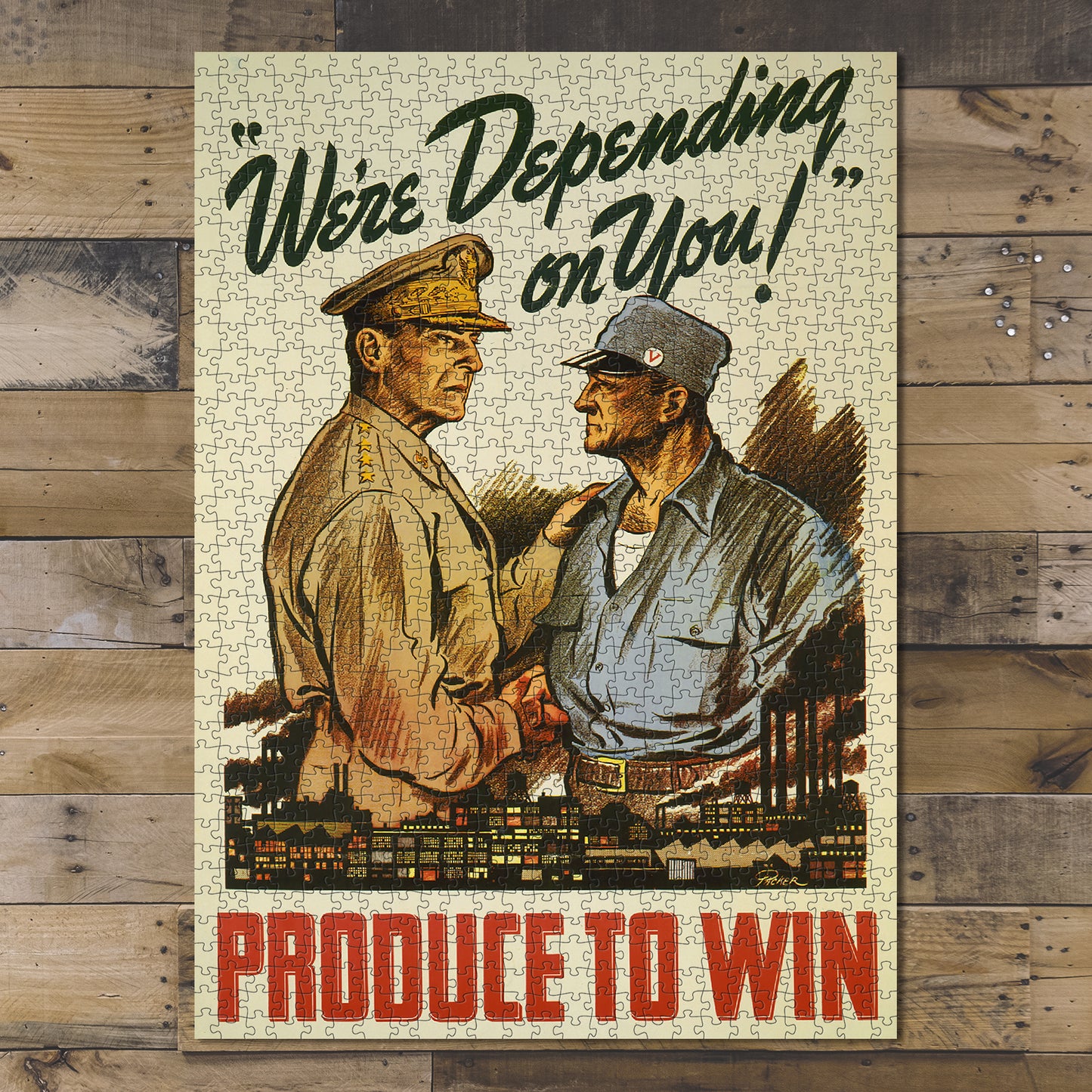 1000 piece puzzle 1942 We're depending on you Produce, win F Packer Birthday Present Gifts