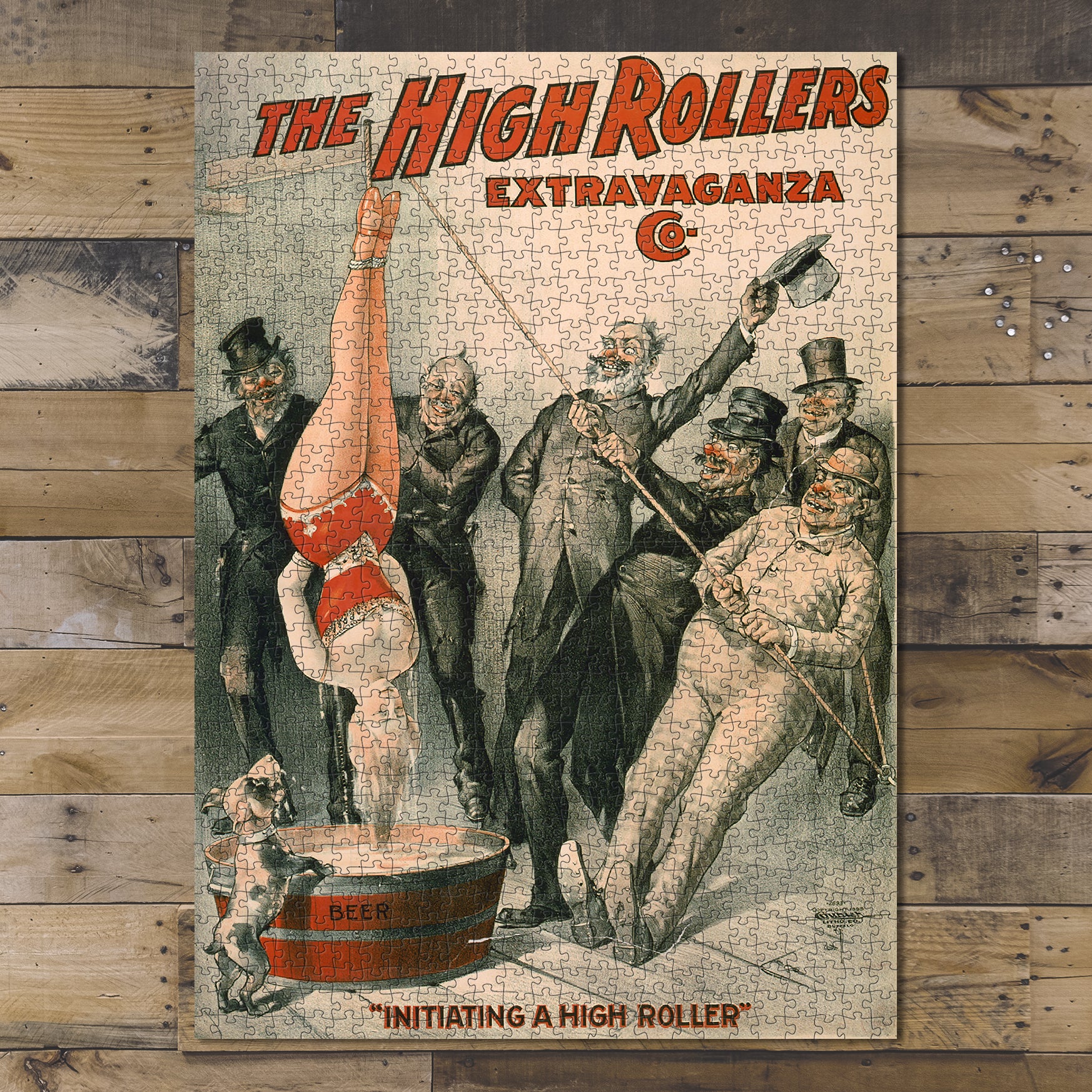 1000 piece puzzle The High Rollers Extravaganza Co. Birthday Present Gifts Family Entertainment