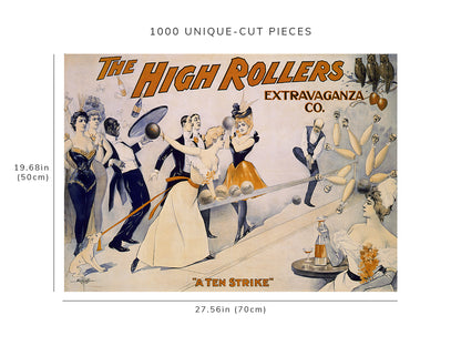 1000 piece puzzle - The High Rollers Extravaganza Co. | Birthday Present Gifts | Family Entertainment