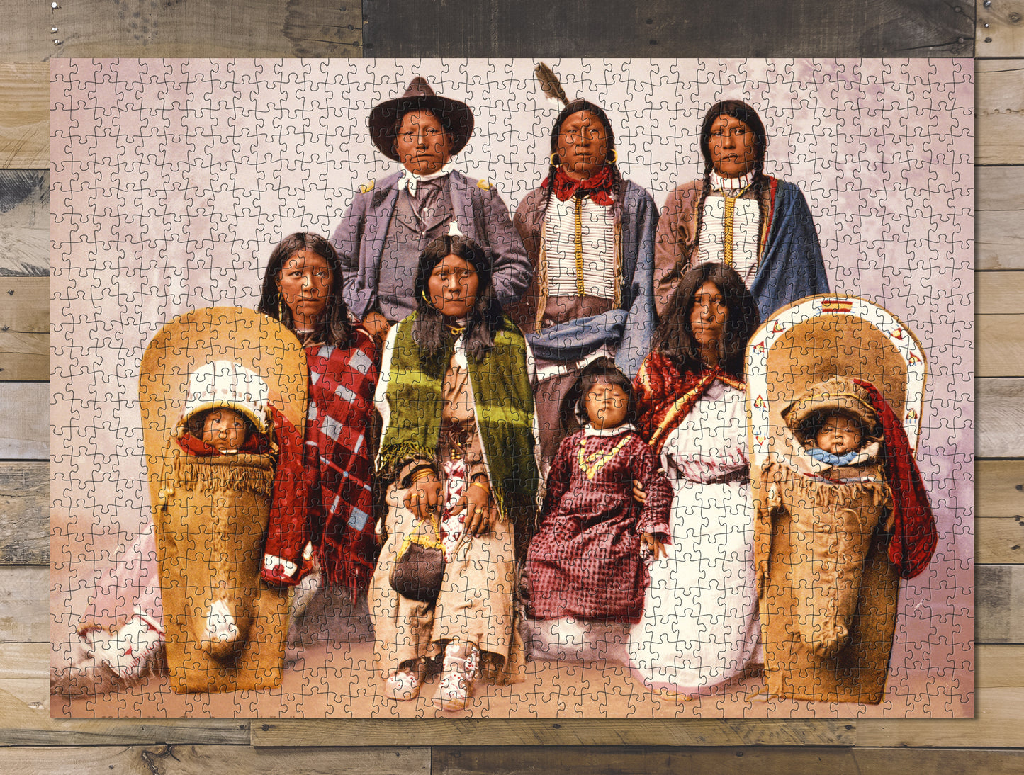 1000 piece puzzle Utes Chief Sevara and family Birthday Present Gifts Family Entertainment
