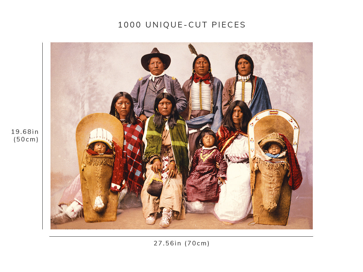 1000 piece puzzle - Utes | Chief Sevara and family | Birthday Present Gifts | Family Entertainment