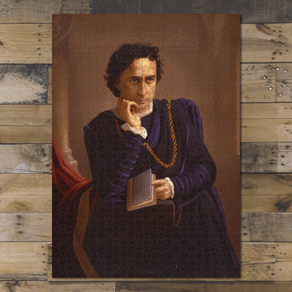 1000 piece puzzle Edwin Booth as Hamlet Family Entertainment Jigsaw Puzzle Game for Adults