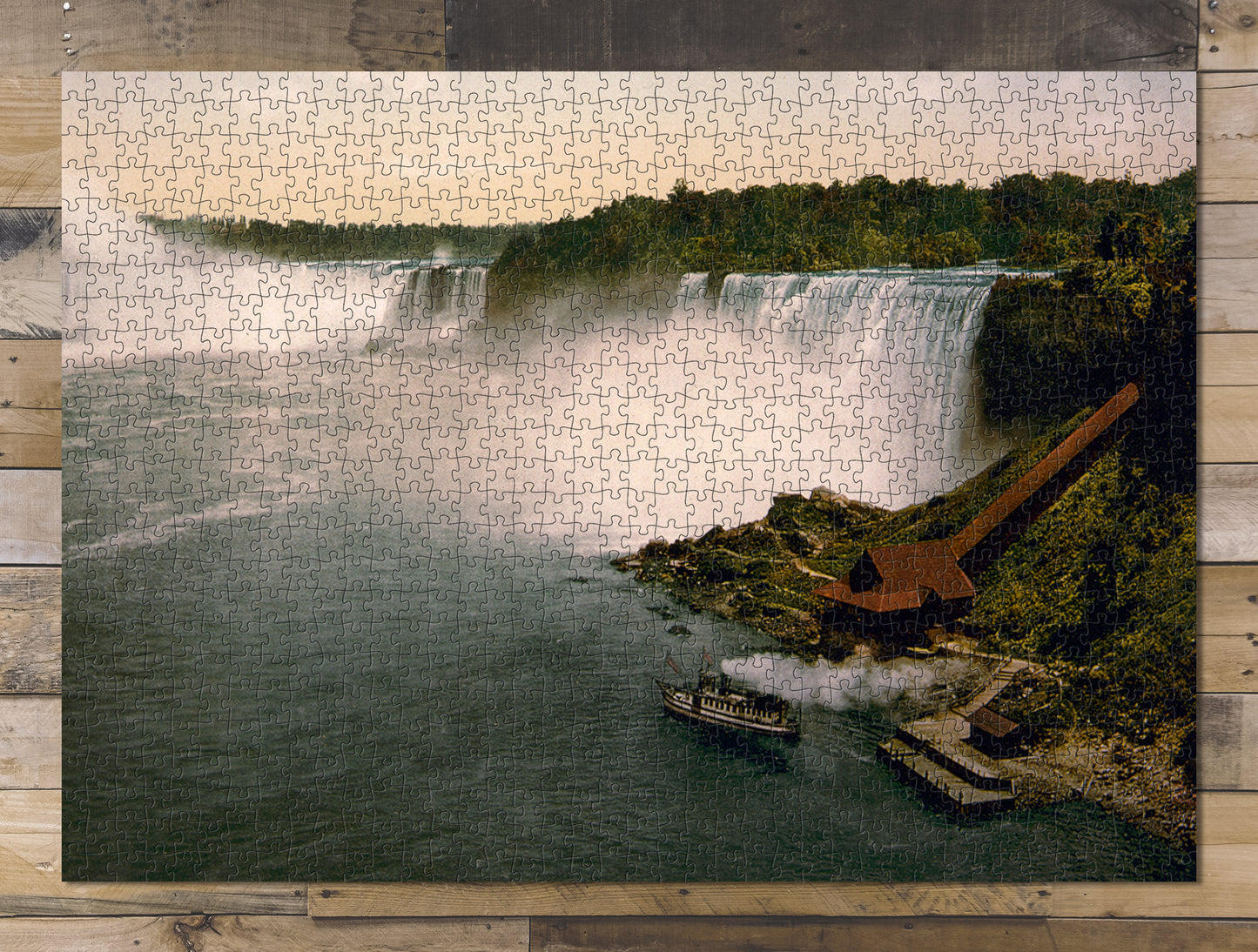 1000 piece puzzle Niagara, general view of falls Birthday Present Gifts Family Entertainment