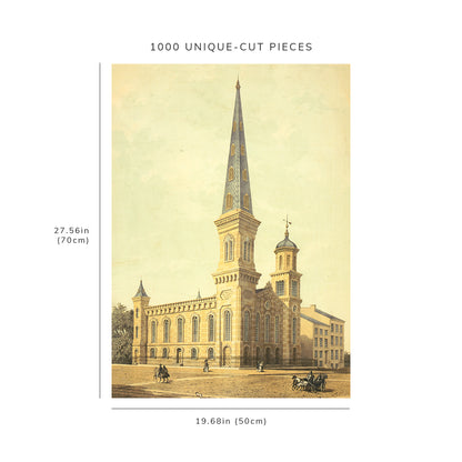 1000 piece puzzle - Metropolitan M.E. Church, Washington, D.C. | Birthday Present Gifts