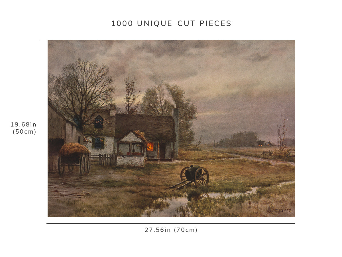1000 piece puzzle - 1913 In The Gloaming | Edwin Lamasure | Birthday Present Gifts | Family Entertainment
