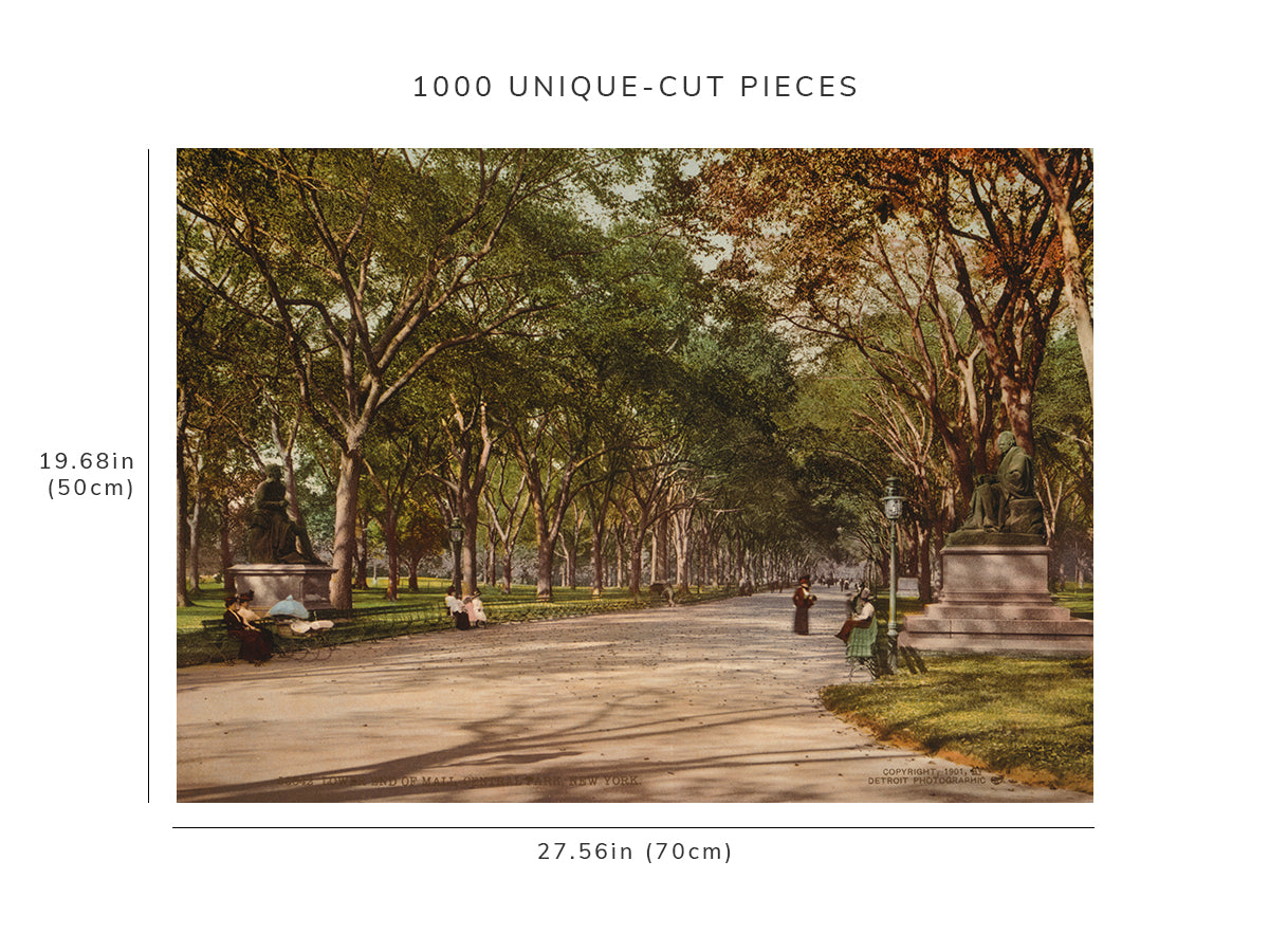 1000 piece puzzle - 1901 Lower end | Central Park, New York | Family Entertainment