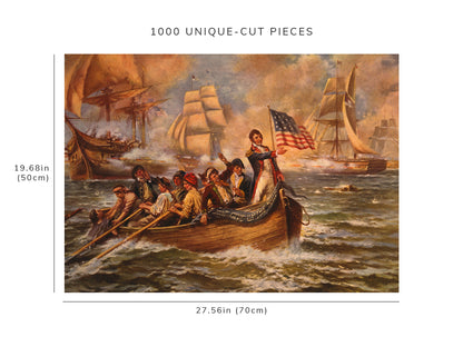 1000 piece puzzle - Battle of Lake Erie | Oliver Hazard Perry | Lawrence | War of 1812