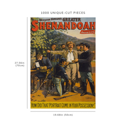 1000 piece puzzle - Bronson Howard's greater Shenandoah | How did that portrait come in your possession?