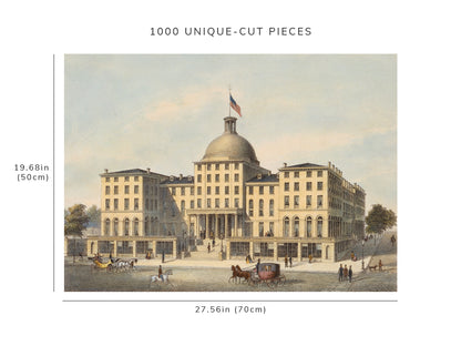 1000 piece puzzle - Burnet House | Hôtel Burnet, Cincinnati, Ohio | Birthday Present Gifts