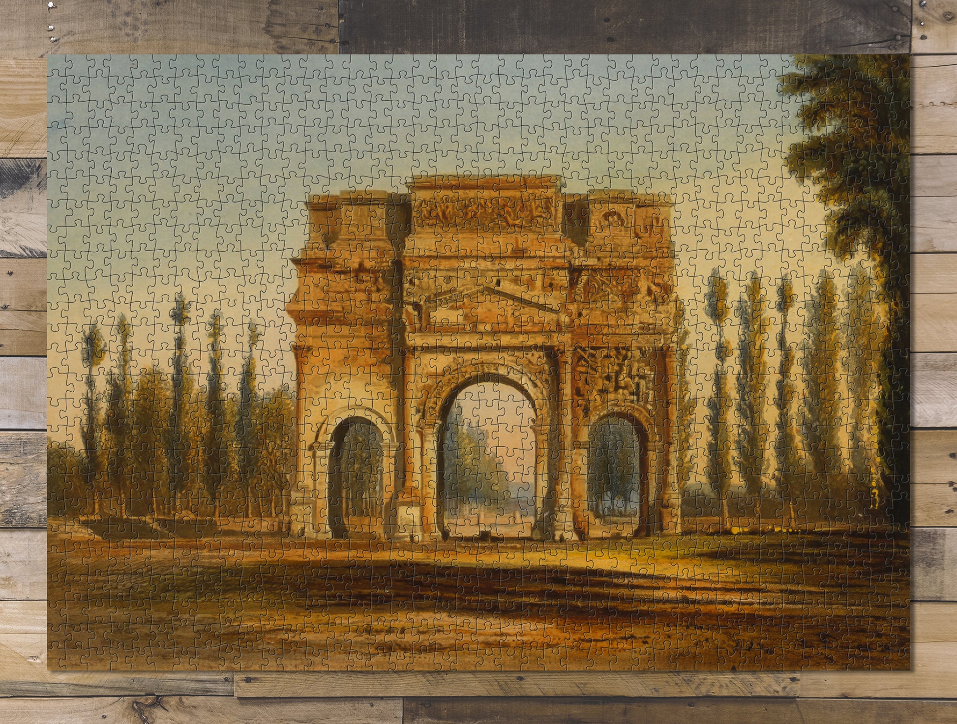 1000 piece puzzle 1842 Arc de Triomphe d'Orange, France Arch of Orange Birthday Present Gifts