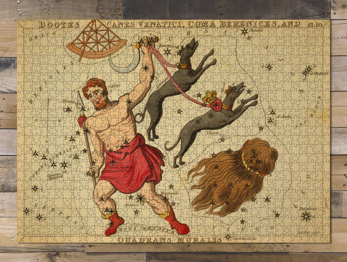 1000 piece puzzle 1825 Photo: Bootes Canes Venatici Coma Berenices Quadrans Muralis Jigsaw games