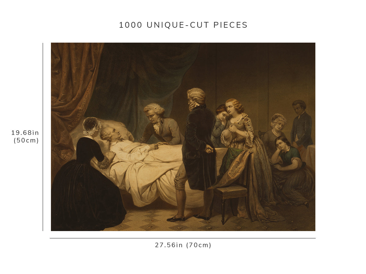 1000 piece puzzle - Photo: Life of George Washington | The Christian death | Family Entertainment