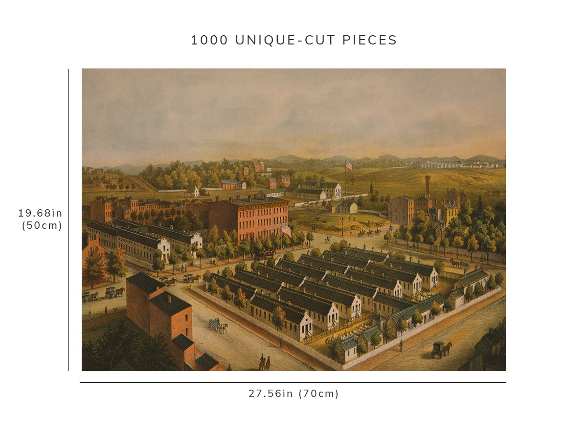 1000 piece puzzle - Photo: Douglas & Stanton Hospitals, Washington, D.C. | Family Entertainment | Hand made